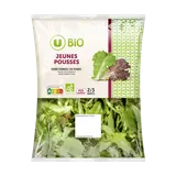 Jeunes pousses de laitue verte et rouge - Sachet 100g