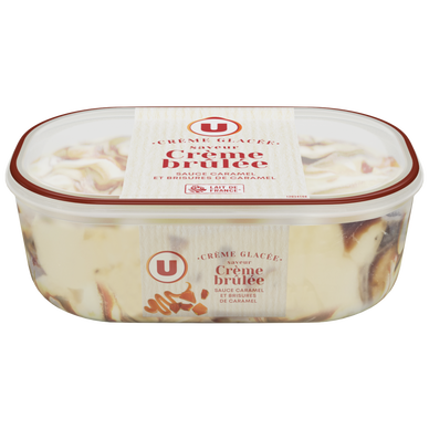 Bac crème glacée saveur crème brulée U 507G