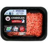 Haché vrac, 15%MAT GR, Charolais GRAND-OUEST, barquette s/atm, 350g