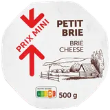 Petit brie au lait pasteurisé 32%MG PRIX MINI 500g