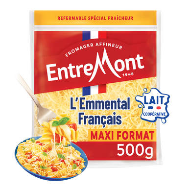 Fromage râpé Emmental ENTREMONT - 500g