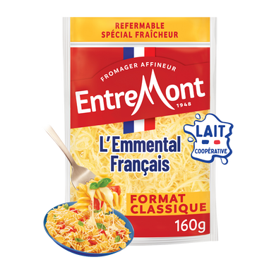 Fromage râpé Emmental ENTREMONT - 160g
