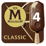Bâtonnets glacés saveur classique MAGNUM X4 SOIT 300g
