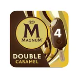 Bâtonnets glacés deluxe caramel MAGNUM x4 284g