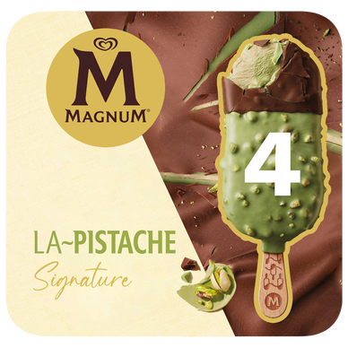 Glace bâtonnet pistache MAGNUM x4 278g