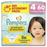 Couches PAMPERS Premium Protection taille 4 9kg-14kg x60