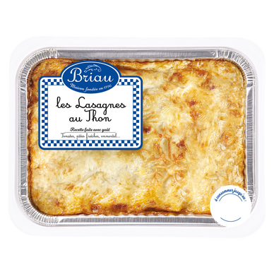 Lasagne au thon, transformé en France, barquette 850g