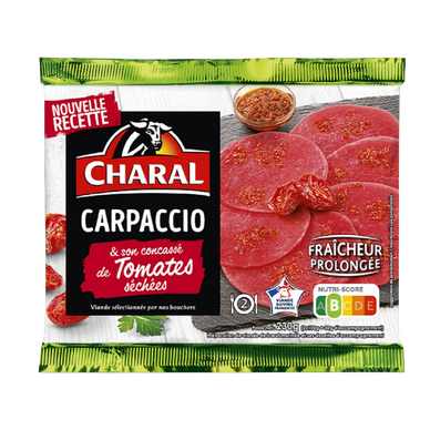 Carpaccio et son concassé de tomates séchées CHARAL - 230g