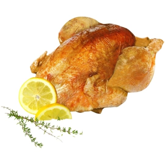 Poulet fermier de Bourgogne rôti