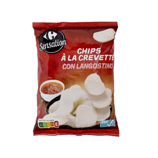 Chips de crevette CARREFOUR