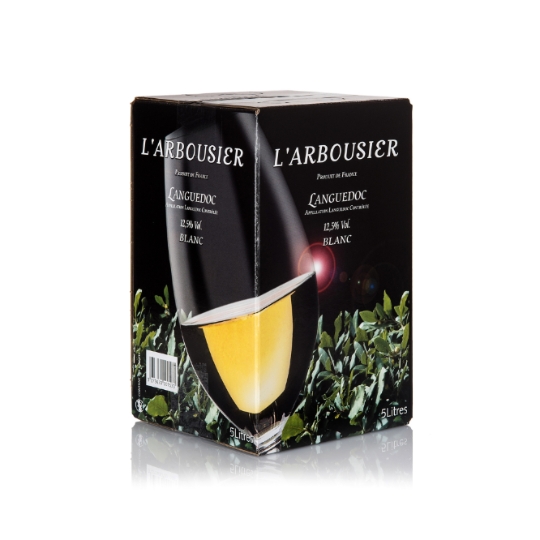Vin Blanc AOC Languedoc 12,5% L'ARBOUSIER