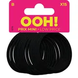 Elastiques pour Cheveux Epais Noir OOH !