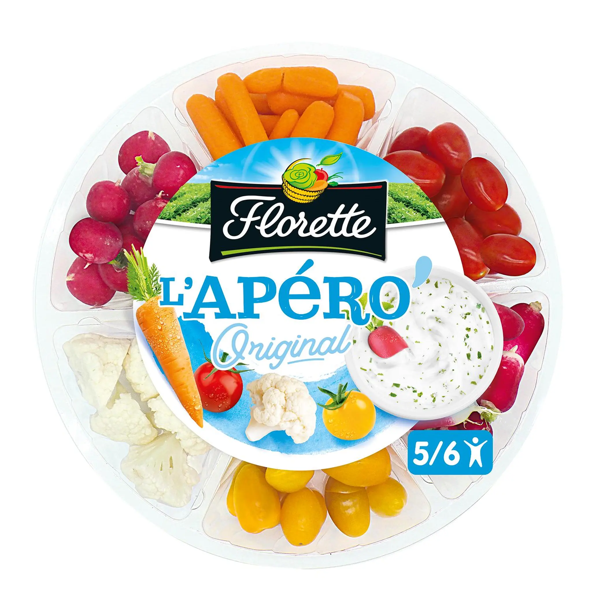 FLORETTE Plateau apéritif de crudités
