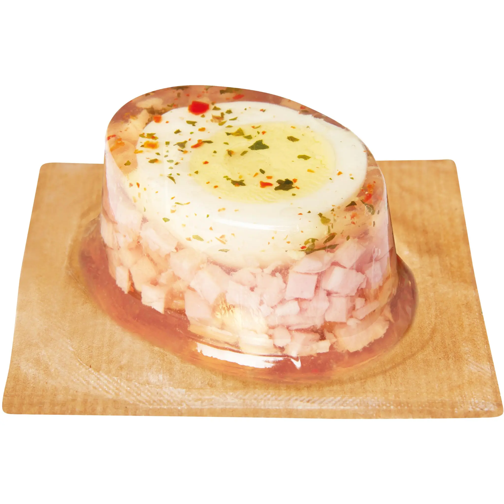PIERRE SCHMIDT Aspic oval oeuf jambon