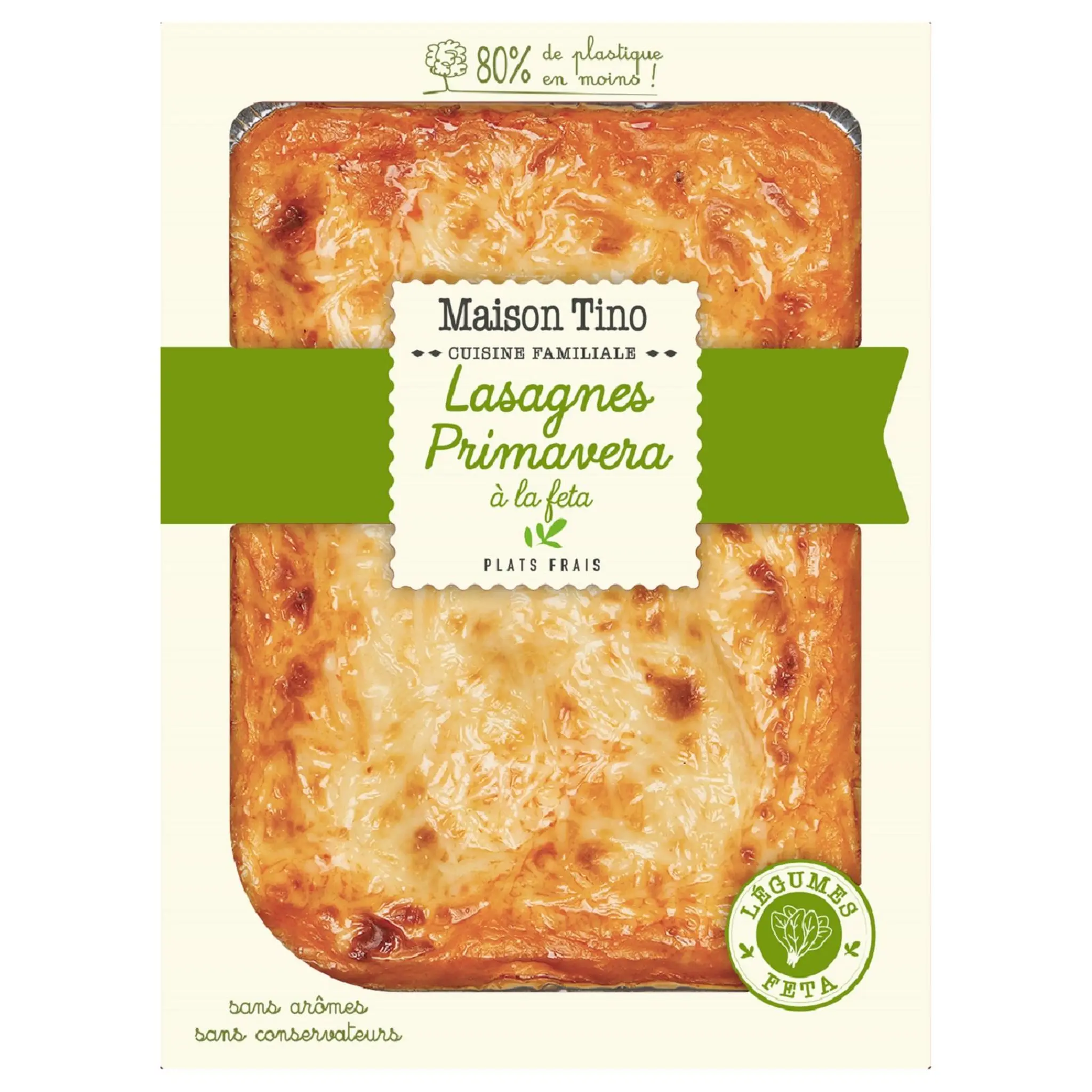 MAISON TINO Lasagnes primavera à la feta