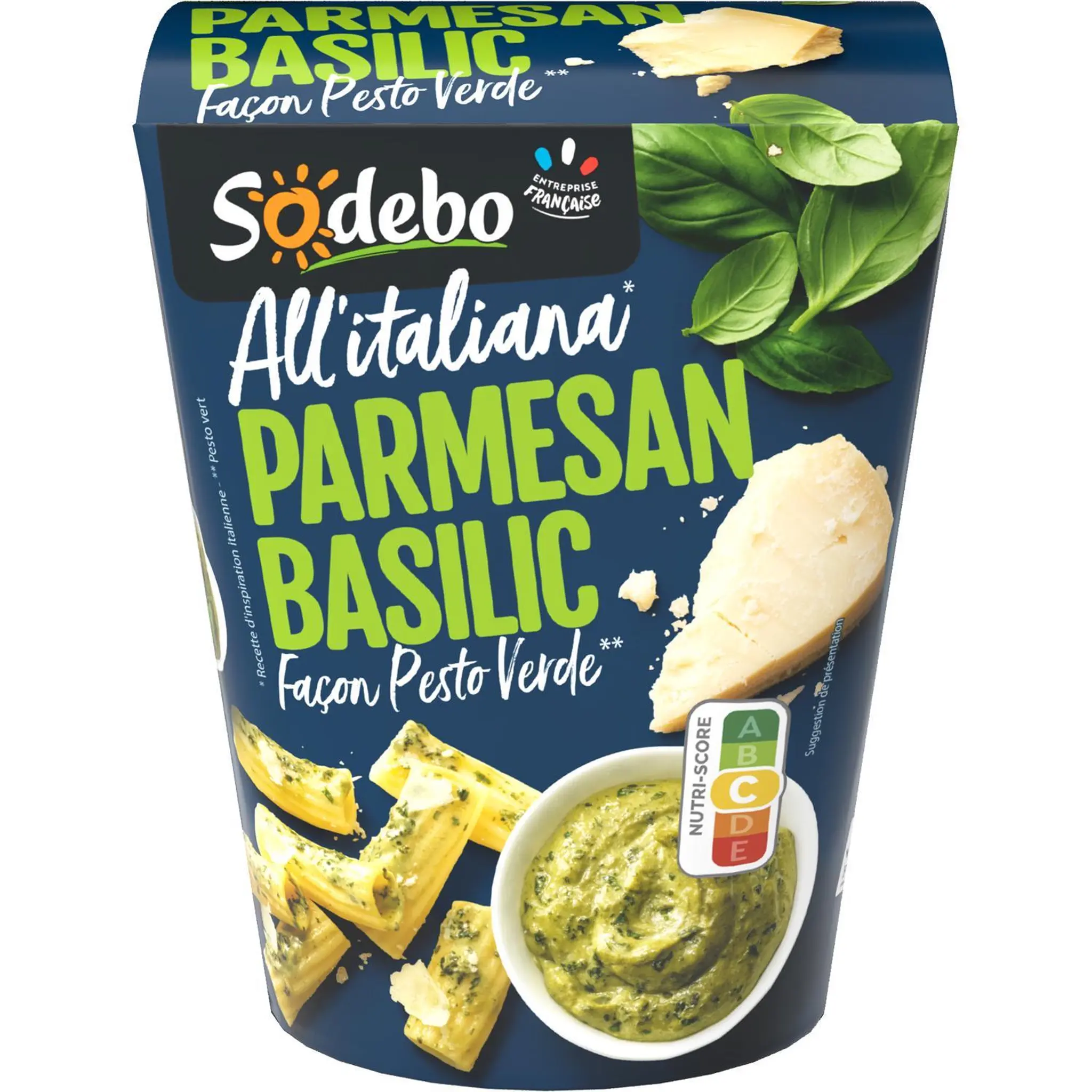 SODEBO Pasta box all'italiana parmesan basilic façon pesto verde