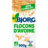 BJORG Flocons d'avoine céréale complète bio