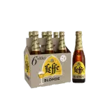 LEFFE Bière blonde 6,6% pack bouteilles
