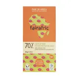 Chocolat noir 70% pépites de cacao bio et équitable