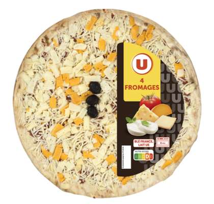 Pizza 4 fromages, U (450 g)