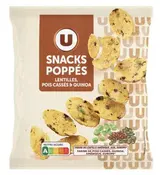 Poppés lentilles pois cassés et quinoa, U   (70 g)
