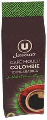 Café moulu Colombie, U Saveurs (250 g)