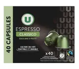 Café capsules Espresso Classico N°7, U (x 40)