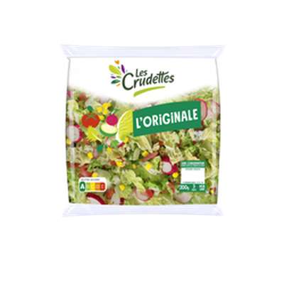 Salade l'Originale, Les Crudettes (sachet 200 g)