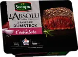 Pavés de rumsteck à l'échalote, Socopa (x 2, 240 g)