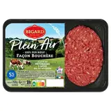 Steak haché 100 % Pur boeuf façon bouchère 5% de MG, Bigard (2 x 125 g)