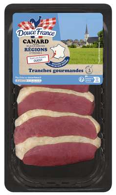 Tranches gourmandes de canard, Douce France (200 - 250 g)