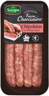 Chipolatas supérieures façon Charcutière, Socopa (x 4, 220 g)
