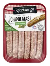 Chipolatas aux herbes, Madrange (x 6, 330 g)
