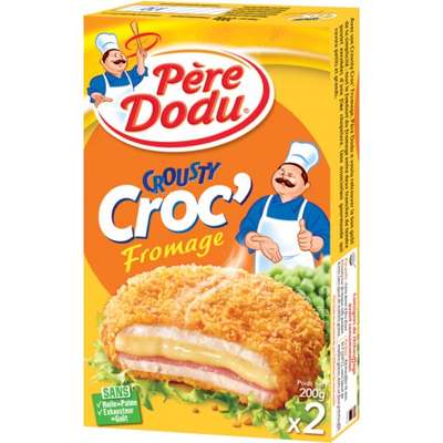 Crousty Croc' fromage, Père Dodu (x 2, 200 g)