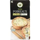 Tarte aux poireaux, U (2 x 130 g)