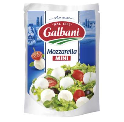 Mini mozzarella au lait pasteurisé Santa Lucia 14,5% MG, Galbani (150 g)