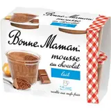 Mousse au chocolat au lait, Bonne Maman (4 x 50 g)