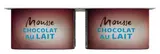 Mousse chocolat lait, U (4 x 60 g)