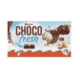 Choco Fresh fourré lait et noisette, Kinder (x 5, 102 g)