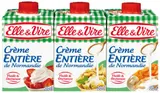 Crème entière de Normandie fluide 30% de MG, Elle & Vire (3 x 20 cl)