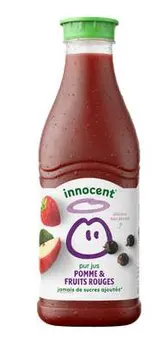 Jus de pommes et fruits rouges, Innocent (900 ml)