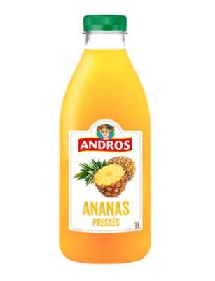 Jus d'ananas frais, Andros (1 L)