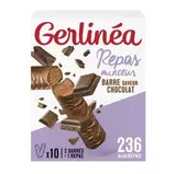 Barres d'encas équilibré saveur chocolat, Gerlinéa (x 10, 310 g)