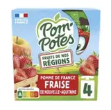 Gourdes fraise, Pom'Potes (4 x 90 g)