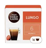 Café capsules Lungo n°6 compatible, Nescafé Dolce Gusto (x 16)