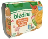 Pot salés printanière de légumes jambon - dès 6 mois, Blédina (2 x 200 g)