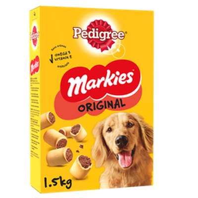 Biscuits pour chien Markies Original croquants et fourrés, Pedigree (1,5 kg)