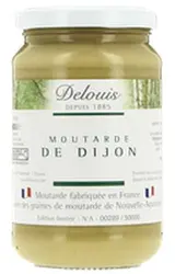 Moutarde de Dijon graines de moutarde de Nouvelle-Aquitaine BIO, Delouis (350 g)