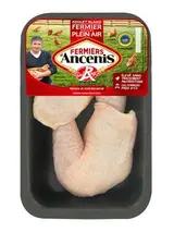 Cuisses de poulet fermier blanc d'Ancenis (x 2, environ 550 - 600 g)