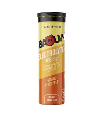 Pastilles électrolytes mangue et ananas, Baouw (x 10 pastilles, 50 g)